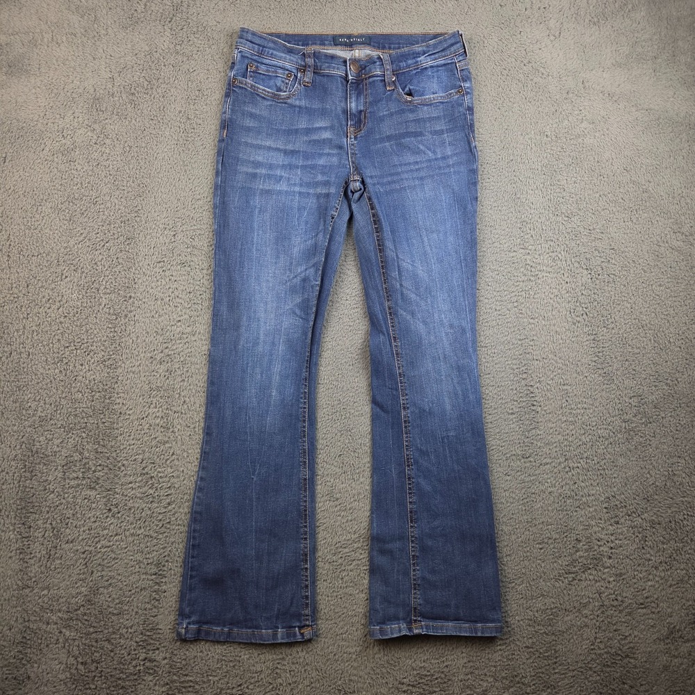 Aeropostale Jeans Women W28 L28 Blue Low Rise Bootcut Stretch Denim Pants